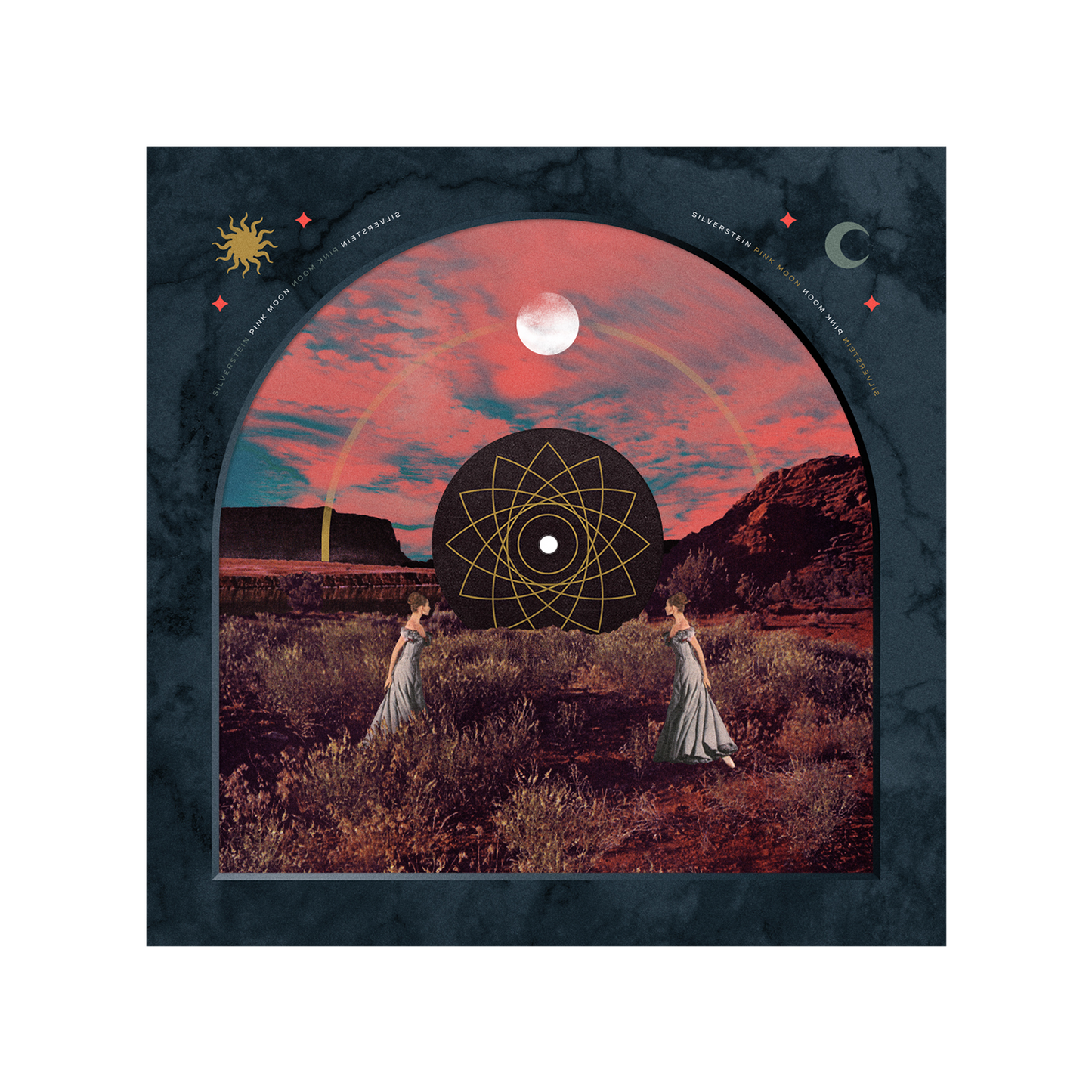 Pink Moon 12” Vinyl - Wildflower Variant (Bubblegum Marble)