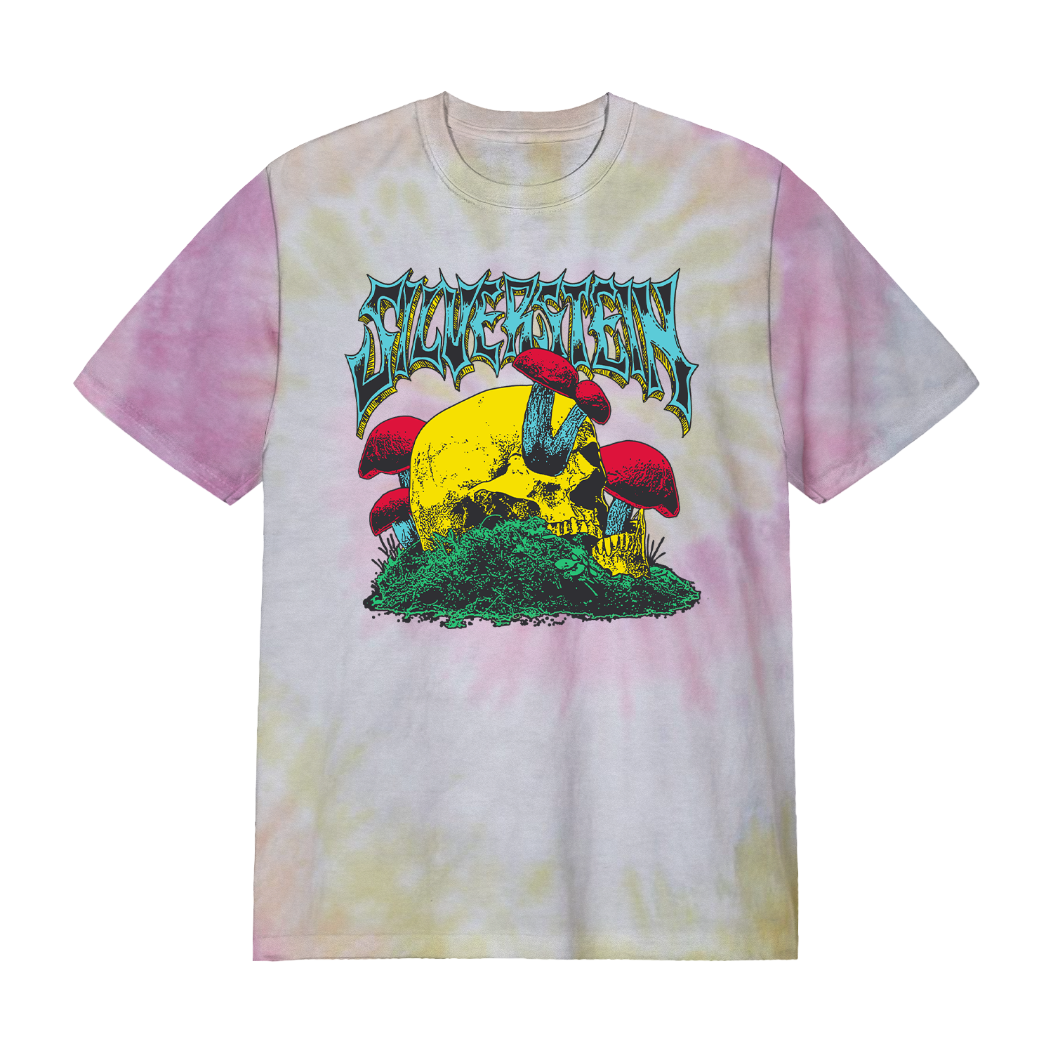 salsation V-Tshirt　Tie-Dye色　Мサイズ新品、未開封品 Skull Shroom Tie Dye T-Shirt – Silverstein