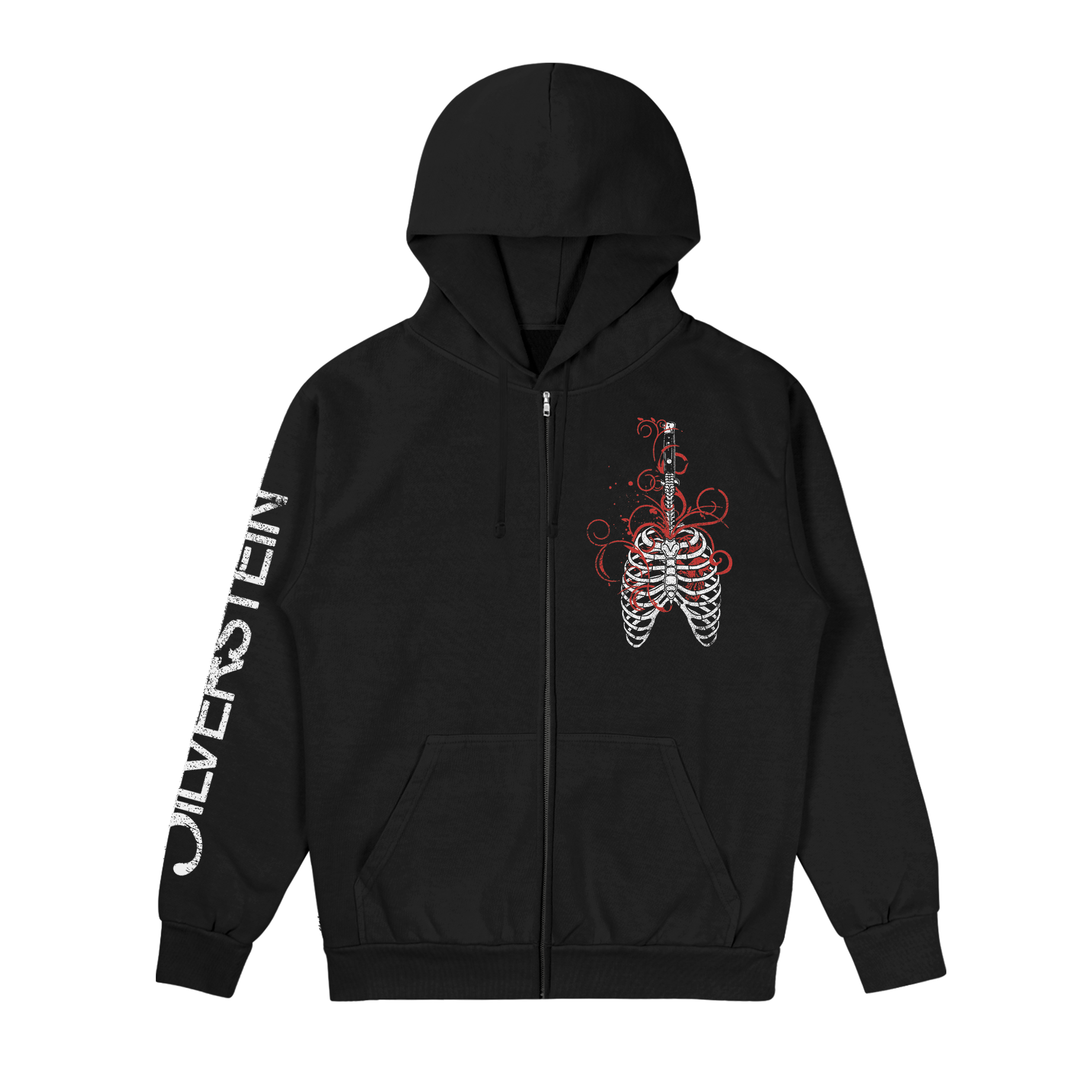 Early 2000s Knife Zip-Up Hoodie – Silverstein
