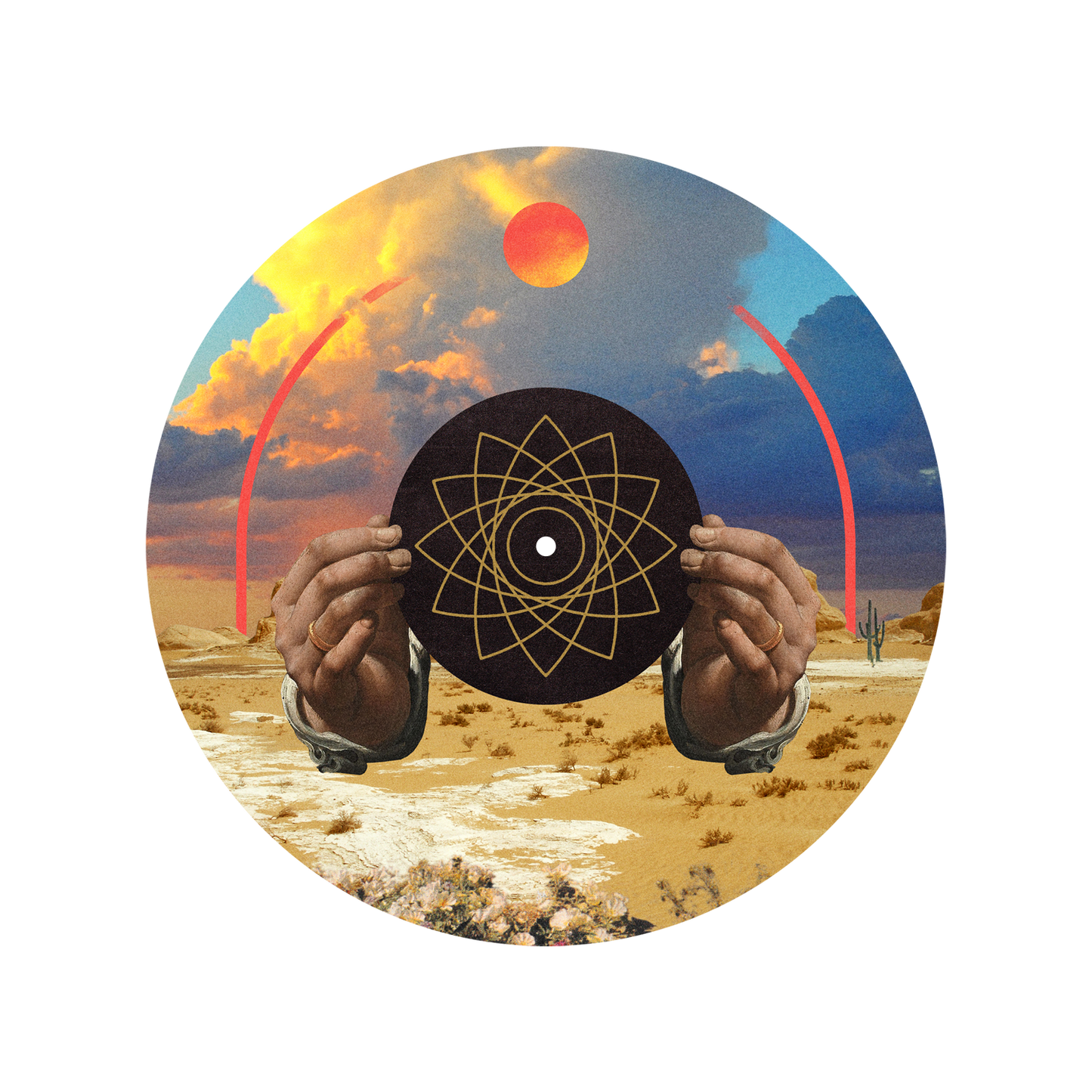 Antibloom/ Pink Moon Double Sided Slipmats