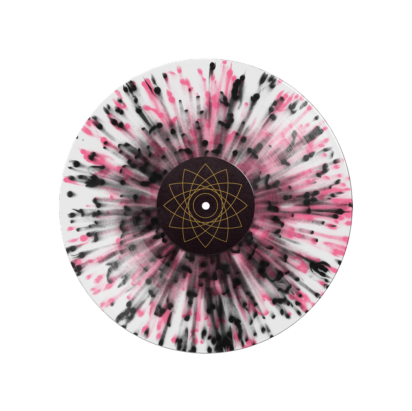 Pink Moon 12" Vinyl - Drain The Blood Variant (Ultra Clear w/ Hot Pink & Black Splatter)