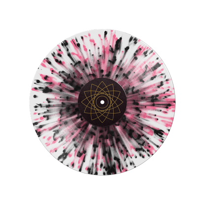 Pink Moon 12" Vinyl - Drain The Blood Variant (Ultra Clear w/ Hot Pink & Black Splatter)