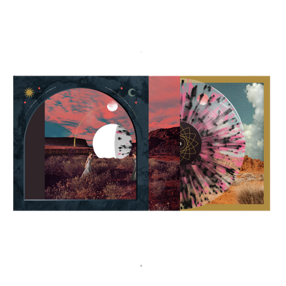Pink Moon 12" Vinyl - Drain The Blood Variant (Ultra Clear w/ Hot Pink & Black Splatter)