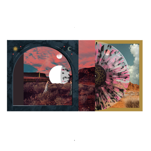 Pink Moon 12" Vinyl - Drain The Blood Variant (Ultra Clear w/ Hot Pink & Black Splatter)